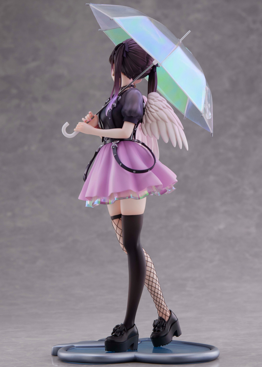 Mihane Golden Heart Open the umbrella and close the wings figure