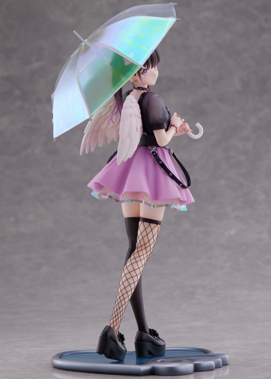 Mihane Golden Heart Open the umbrella and close the wings figure