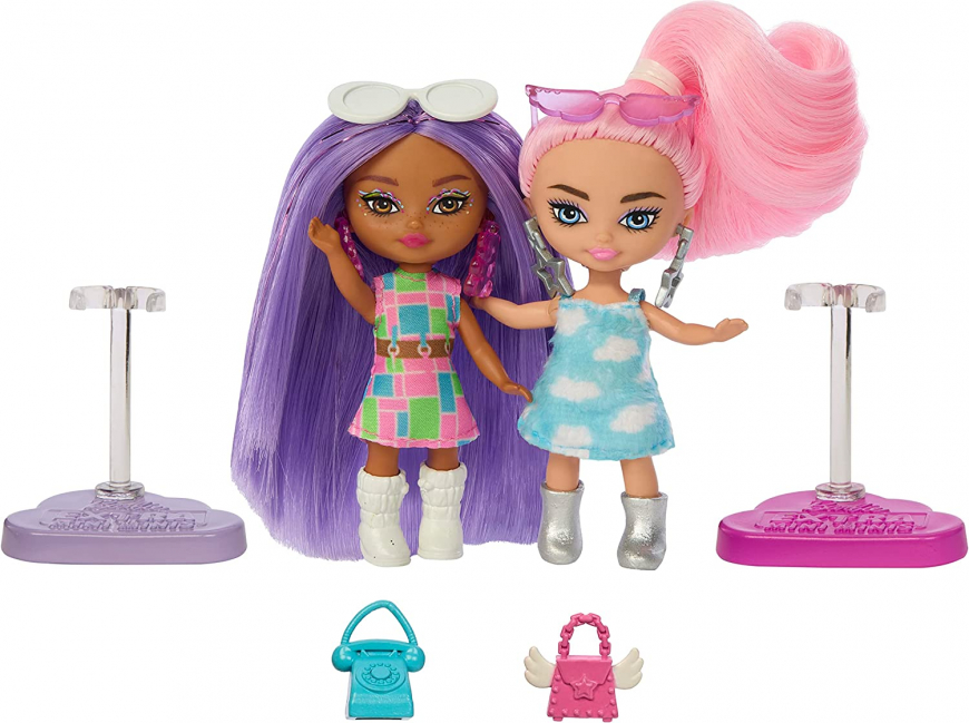 Barbie Extra Mini Minis 5-doll pack with 2 exclusive dolls