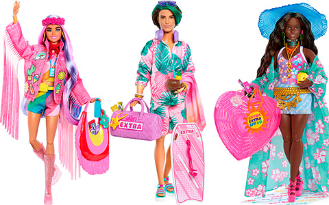 Barbie Extra Fly 2023 dolls