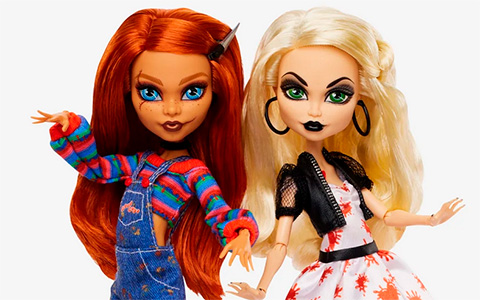 Monster High Collector Chucky and Tiffany dolls 2023