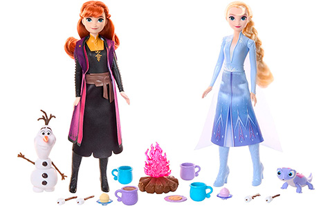 New Disney Frozen and Frozen 2 dolls from Mattel 2023