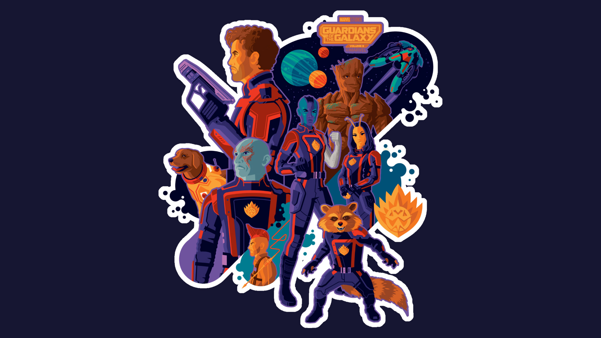 guardians of the galaxy wallpaper Archives  Designbolts