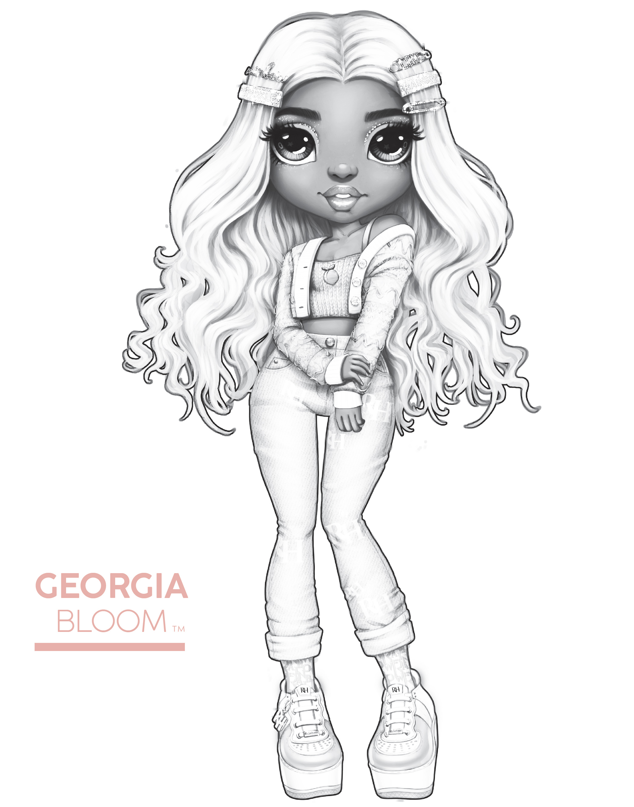 Rainbow High Dolls Coloring Pages Clearance telepack.co.jp