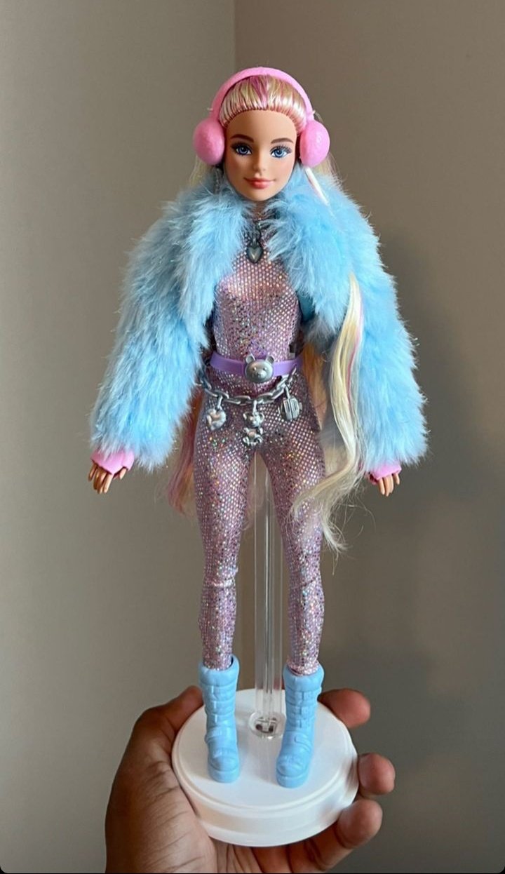 Barbie Extra Fly snow in real life photos