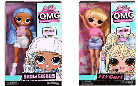 LOL OMG series 8 dolls Wildflower, Jams, Pose and Victory 