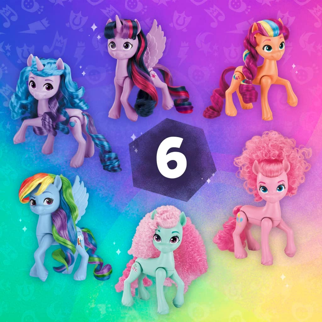 entusiasme Variant hat My Little Pony Rainbow Celebration set with 6 ponies from different  generations - YouLoveIt.com