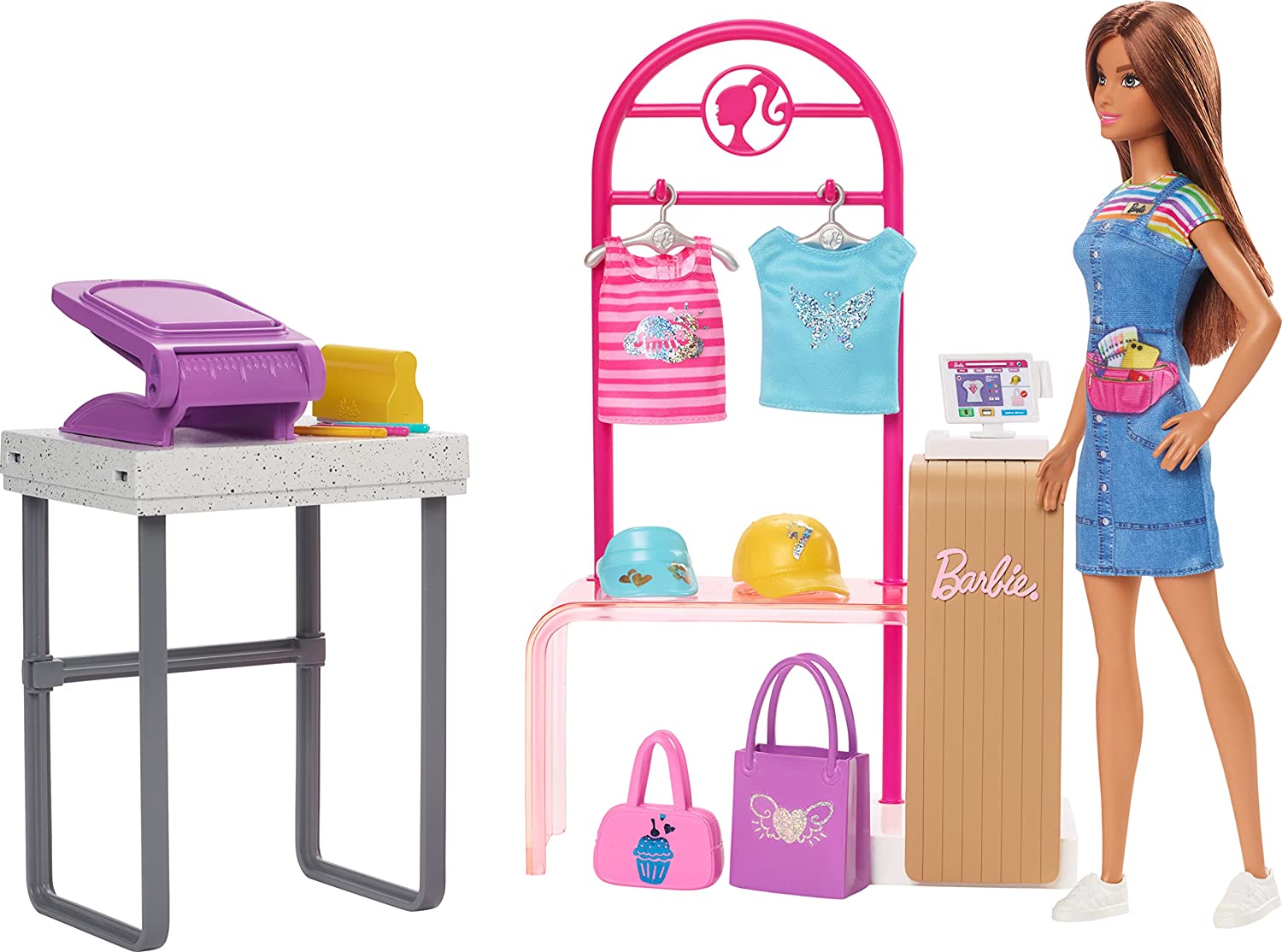 Barbie Make and Sale Boutique set with doll YouLoveIt