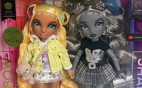 Rainbow High Shadow High Sunny and Luna 2 pack dolls 2023