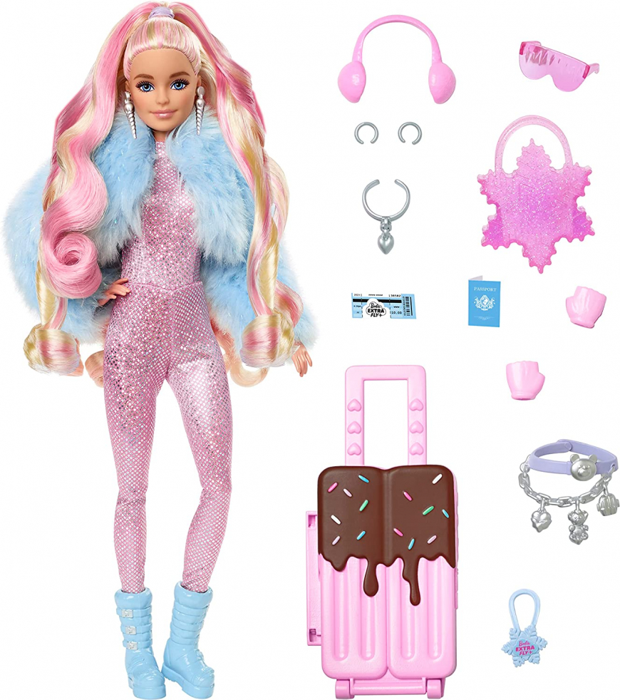 Barbie Extra Fly Snow Winter doll