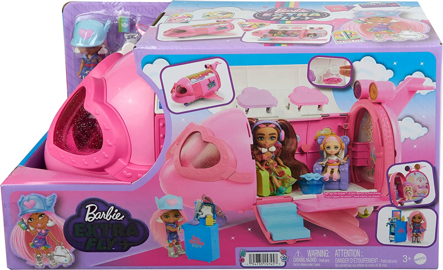 Barbie Extra Fly Mini Minis plane playset with exclusive doll