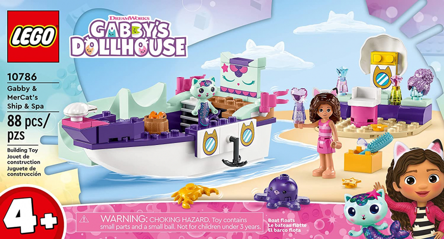 LEGO Gabby & MerCat’s Ship & Spa (10786)