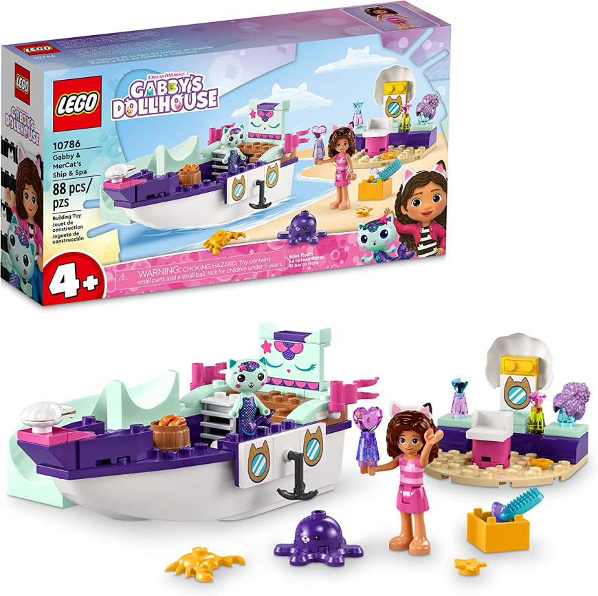 LEGO Gabby & MerCat’s Ship & Spa (10786)