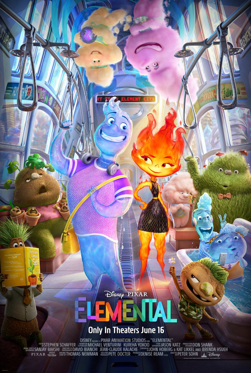 Elemental movie new poster