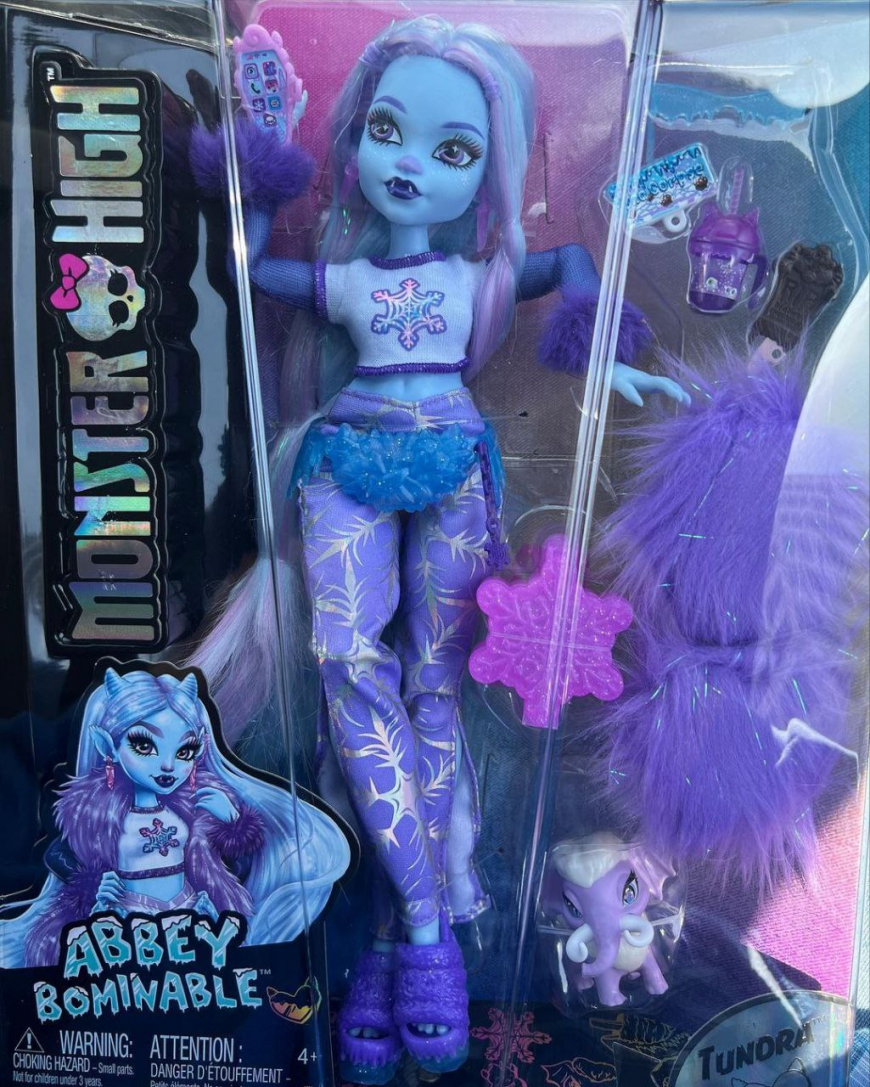 Monster High G3 Abbey Bominable in real life photos
