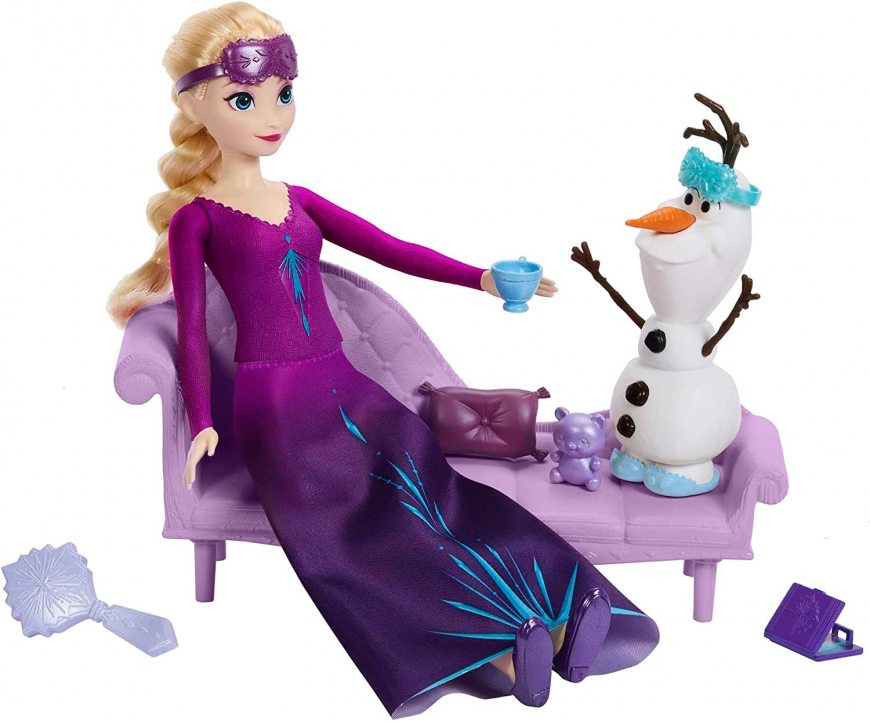 Disney Frozen Snow Dreams Elsa and Olaf bedtime doll set