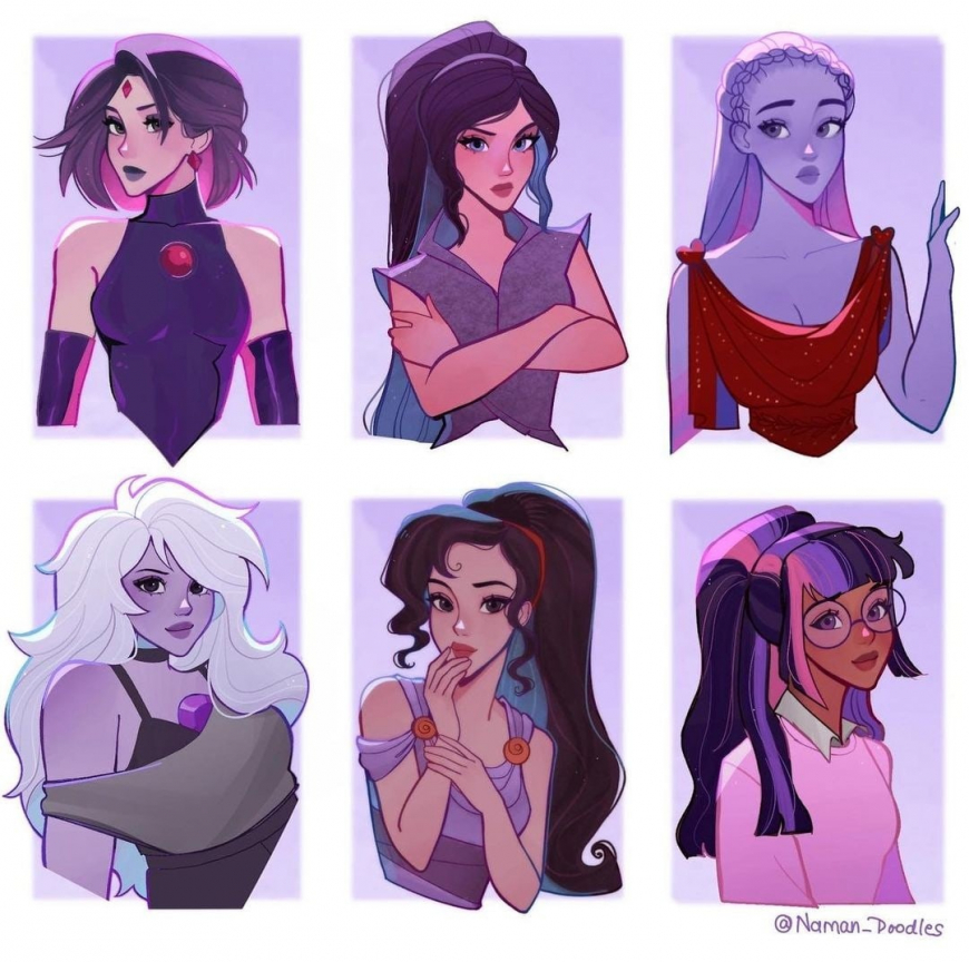 Violet characters heroines