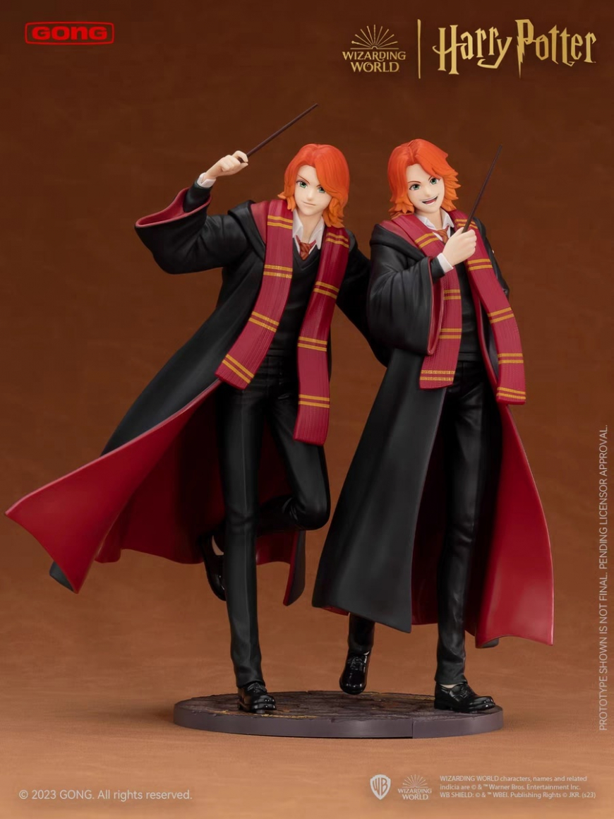 Harry Potter Wizard Dynasty Fred and George Weasley figures from Pop Mart