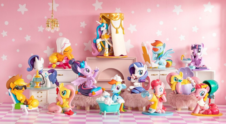 My Little Pony Pretty Me Up series figures from Pop Mart