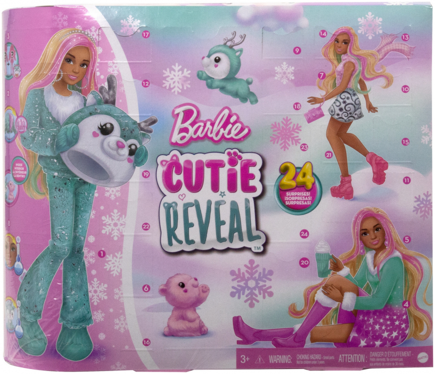 Barbie Cutie Reveal Advent Calendar 2023
