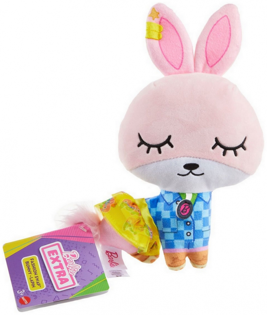 Barbie Extra Fashion Swap Plush Pets Bunny