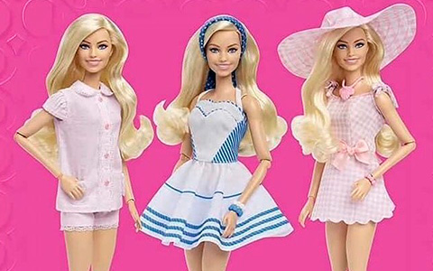 Barbie the Movie fashion pack with 3 outfits for doll