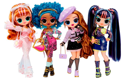 LOL OMG series 8 dolls Wildflower, Jams, Pose and Victory