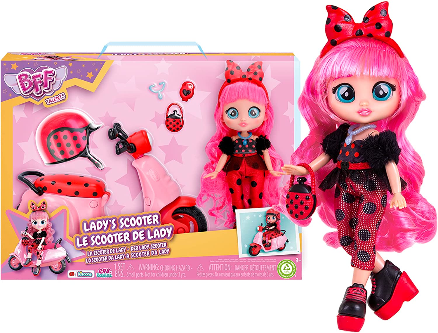 Miraculous Laybug 2022 dolls: Ladydragon, Vesperia, Cosmobug, Switch N Go  Scooter and more 