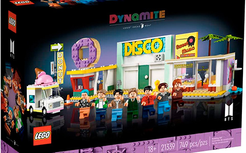LEGO BTS Dynamite with RM, Jin, SUGA, j-Hope, Jimin, V and Jung Kook mini figures