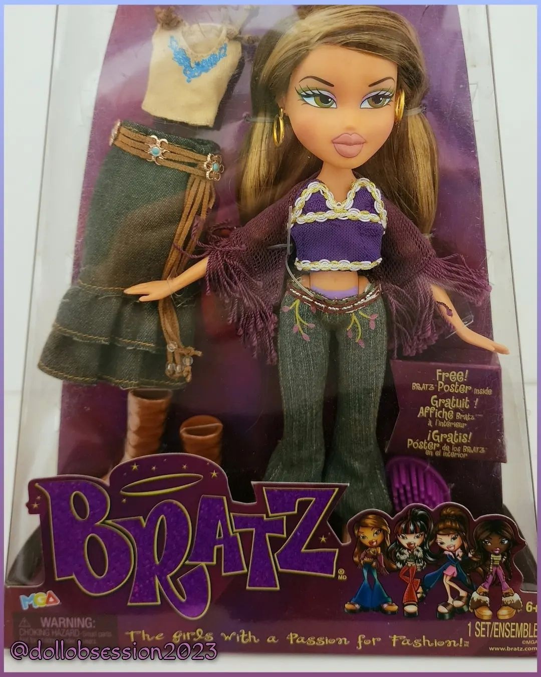 2023 Bratz Series 3 dolls: Dana, Fianna, Felicia, Tiana, and Koby