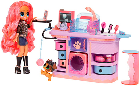 LOL OMG Rescue Vet playset with Dr Heart doll 2023