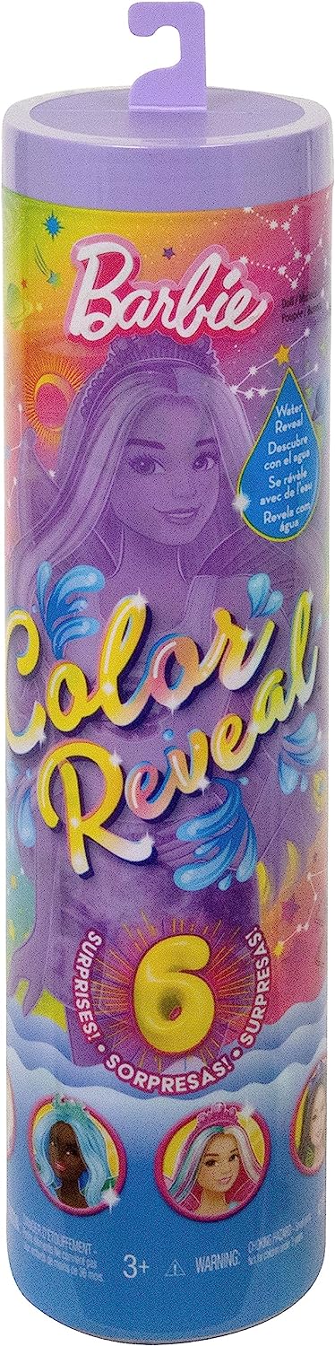 Barbie Color Reveal Doll with 6 Surprises, Totally Denim Series