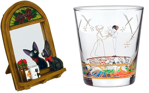 Studio Ghibli via Bandai collection: Howl's Moving Castle, Kiki's Delivery Service, Spirited Away and My Neighbor Totoro
