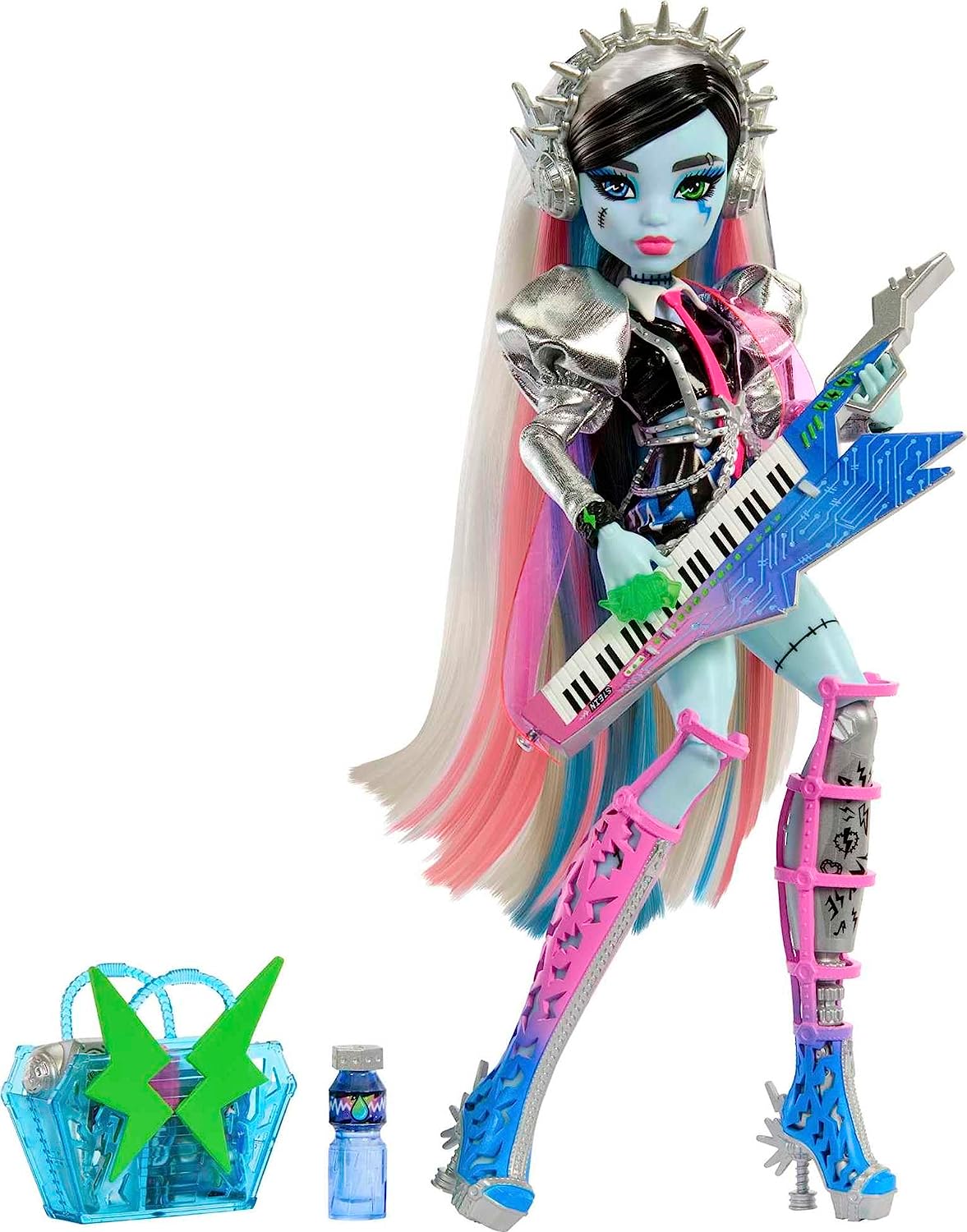 Monster High Amped Up Frankie Stein Rockstar doll 