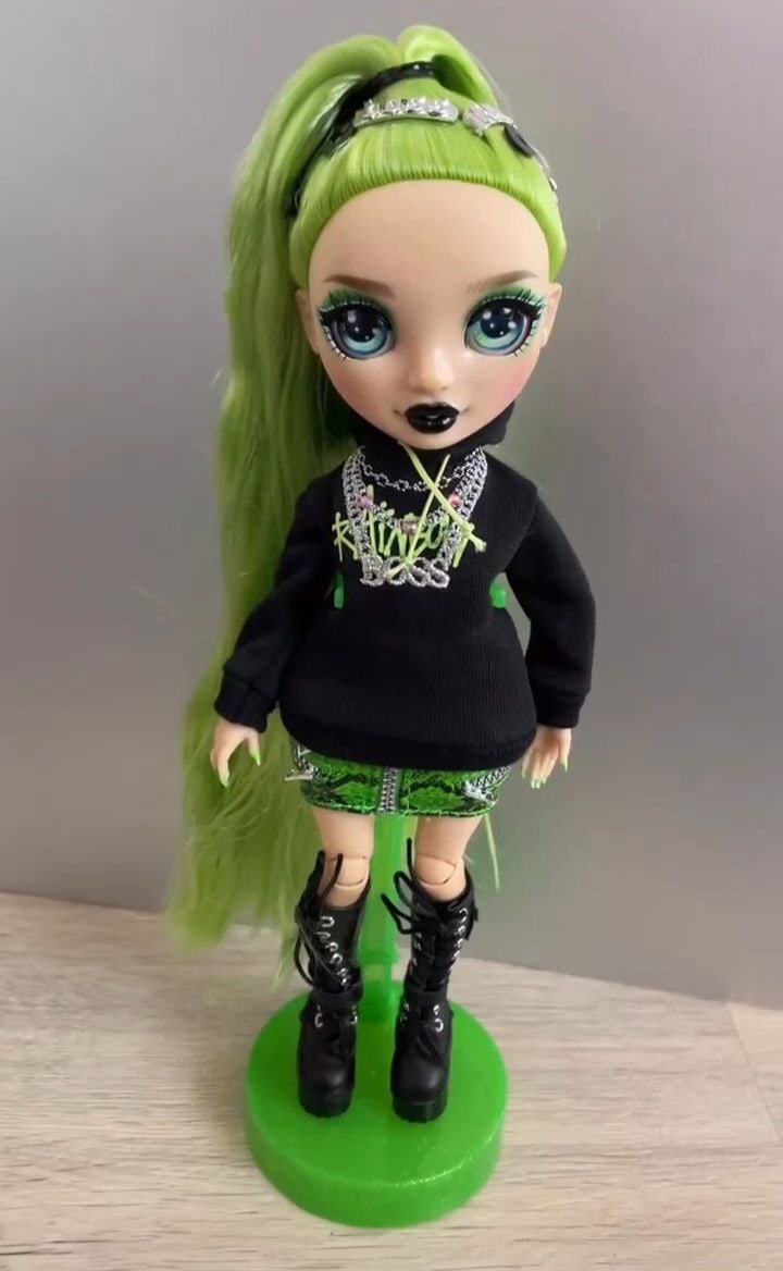 La Fée Verte Planning a custom Jade Rainbow High Doll to be an