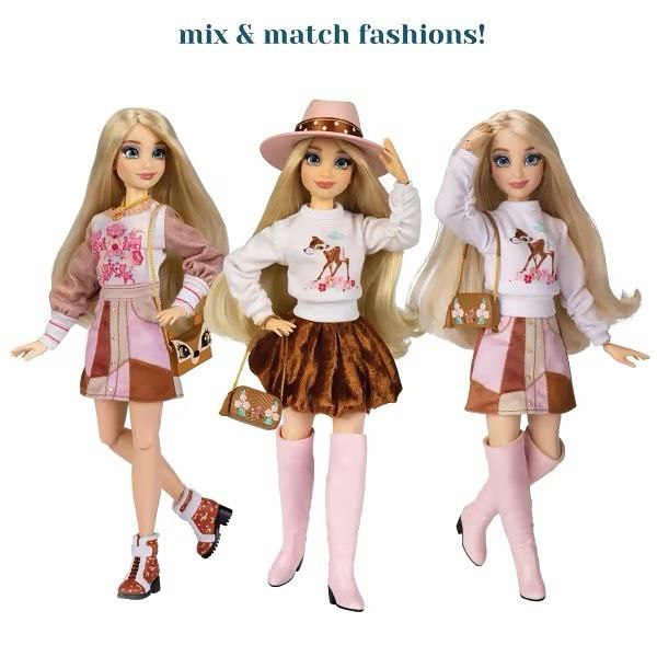 New Disney ily 4ever dolls 2023: Ursula, Bambi, Mickey Mouse, Stitch and  Aladdin and new fashion packs