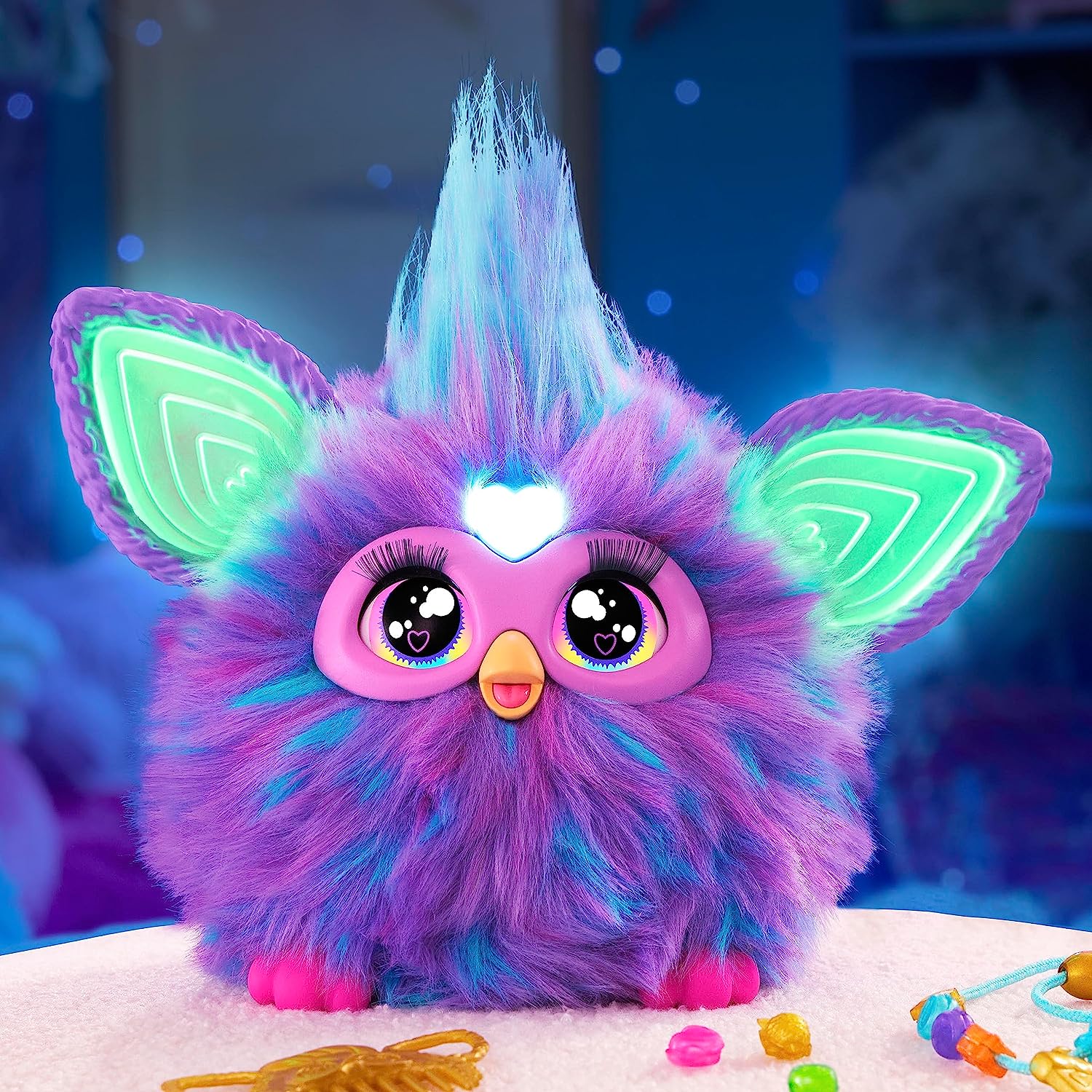 New Furby 2023 toys Purple and Coral 