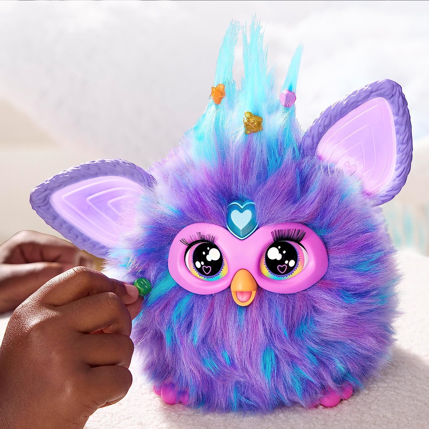 New Furby 2023 toys Purple and Coral 