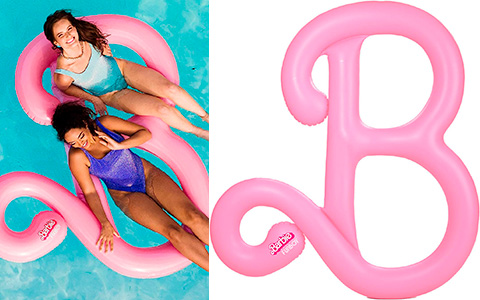 FUNBOY x Barbie movie Iconic Barbie “B” Pool Float