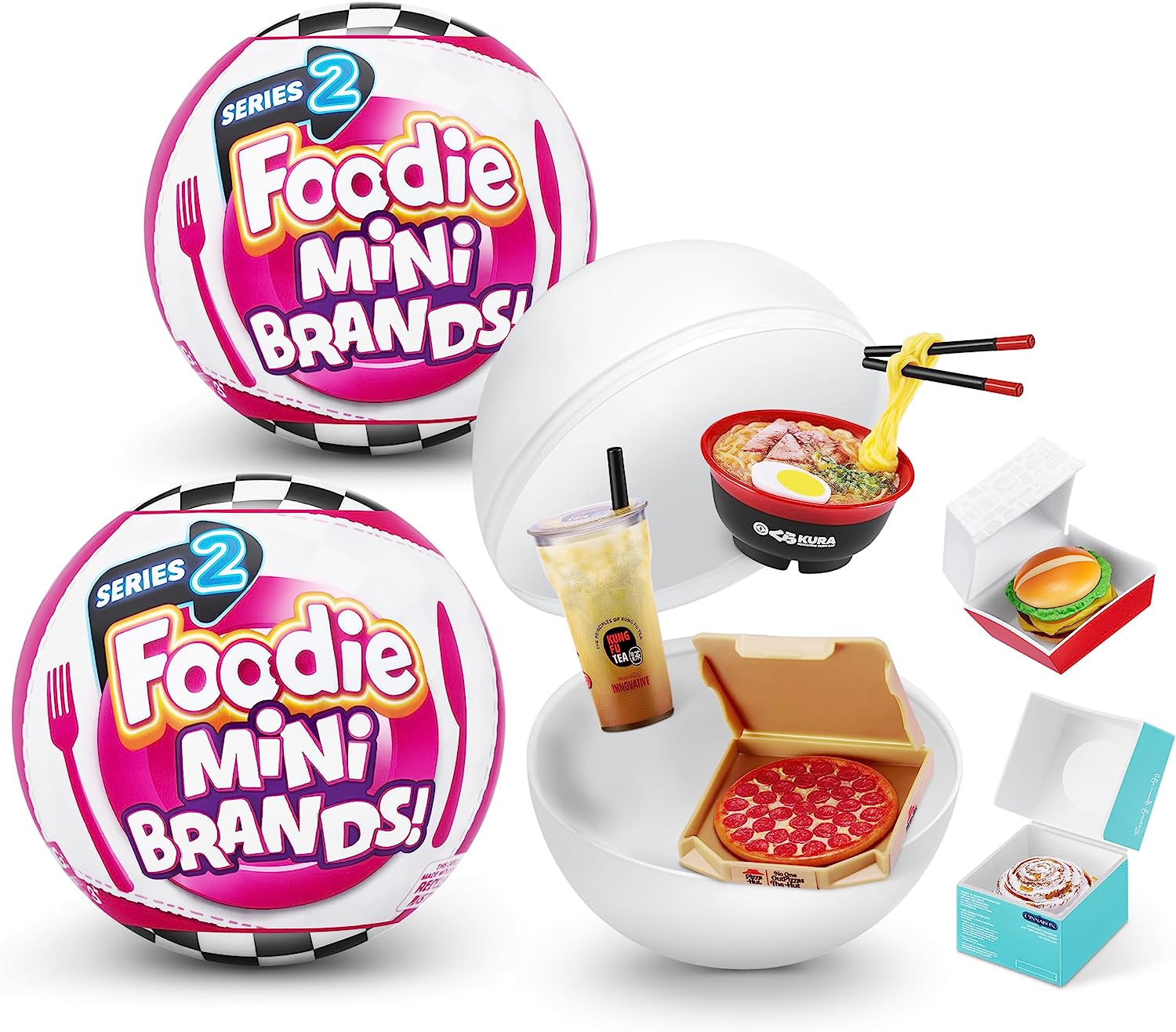 5 Surprise Foodie Mini Brands Series 2 toys 