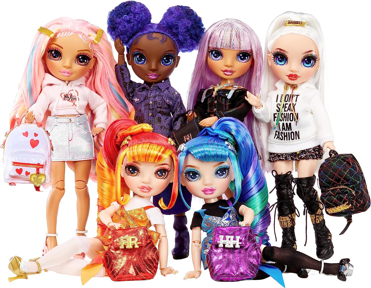 Rainbow High Junior High series 3 dolls Kia Hart, Avery Styles