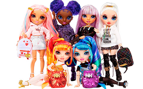 Rainbow High Junior High series 3 dolls Kia Hart, Avery Styles, Laurel Devious, Holly Devious