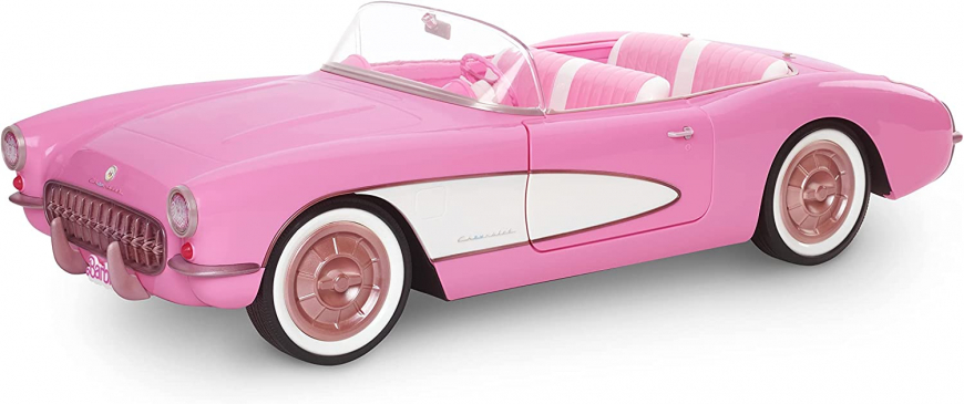 Barbie movie 2023 Convertible Car Playset Corvette HPKO2