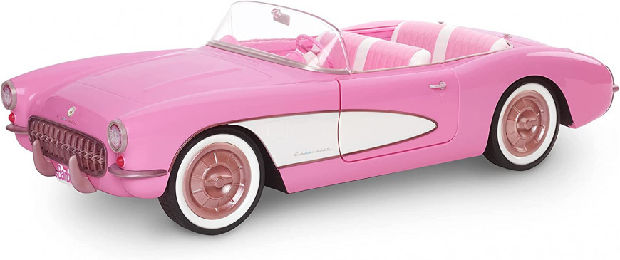 Barbie The Movie collectible Barbie Corvette car 2023