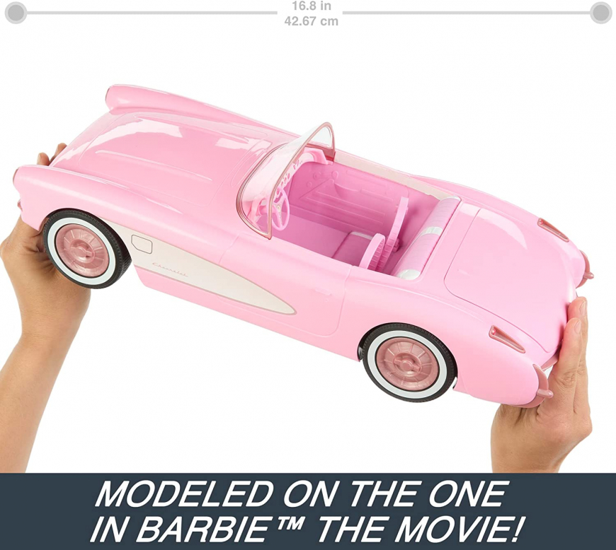 Hot Wheels Barbie Movie Corvette remote-control car