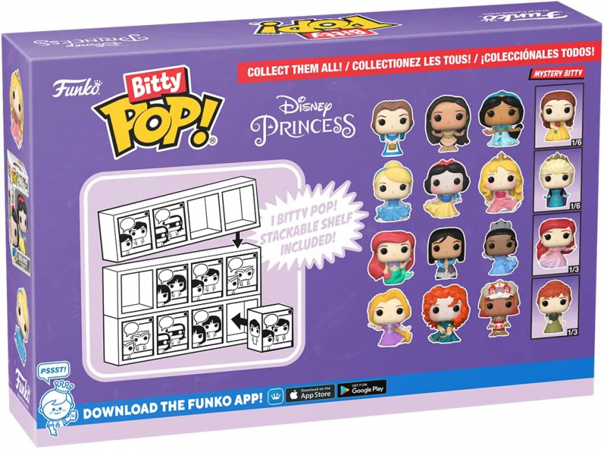 Funko Bitty Pop! Disney Princess Mini figures