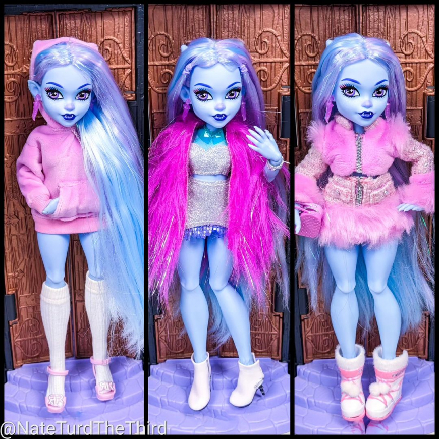 Monster High G3 Abbey Bominable doll in Rainbow High, Bratz, LOL OMG and LOL Tweens and other dolls clothes