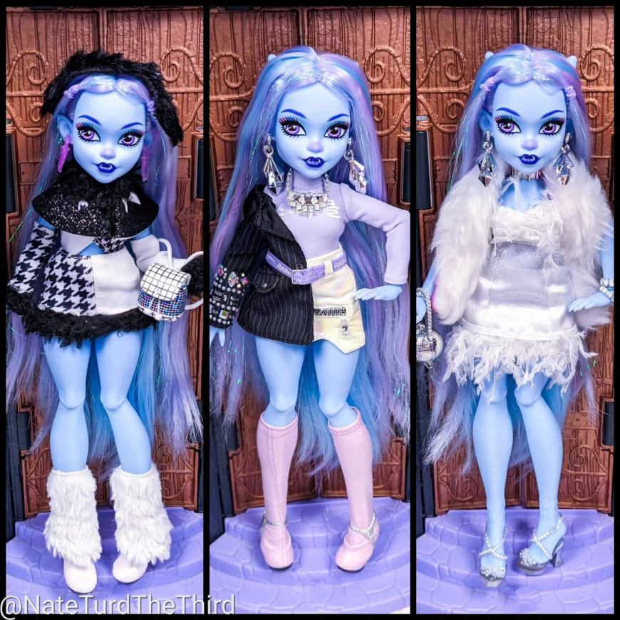 Monster High G3 Abbey Bominable doll in Rainbow High, Bratz, LOL OMG and LOL Tweens and other dolls clothes