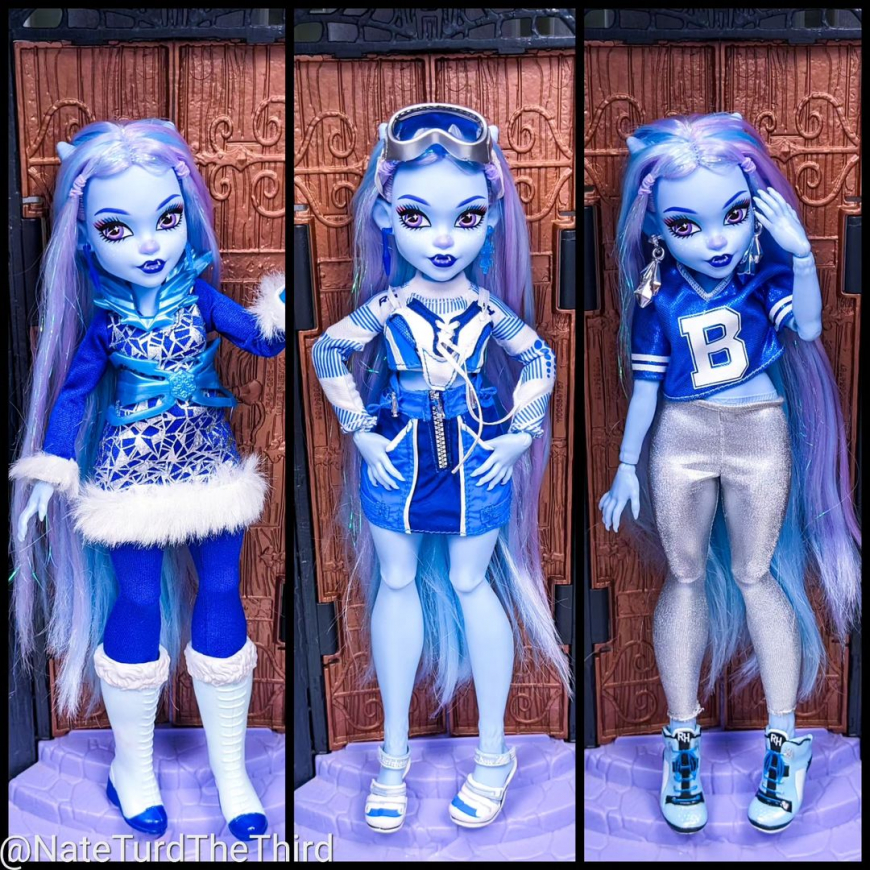 Monster High G3 Abbey Bominable doll in Rainbow High, Bratz, LOL OMG and LOL Tweens and other dolls clothes