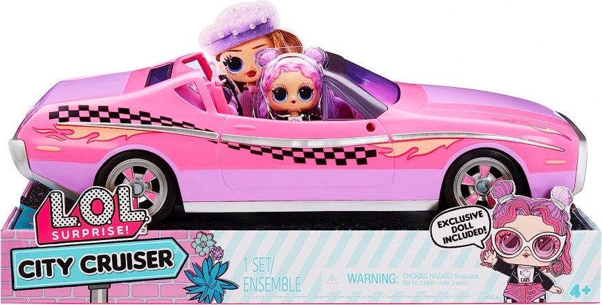 LOL Surprise City Cruiser car with exclusive doll